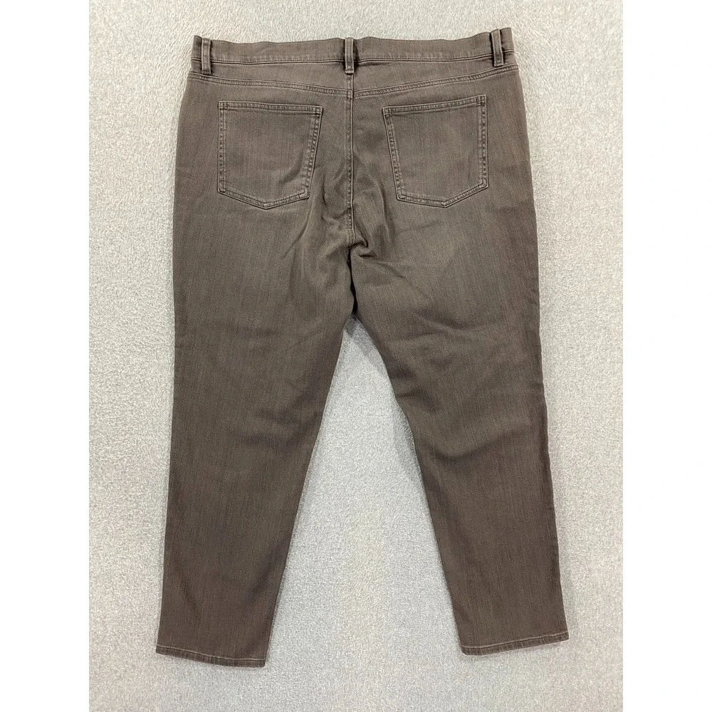 Eileen Fisher Womans Slim Jeans Womens 1X‎ Sepia Casual Comfort Professional